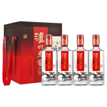 PLUS会员：泸州老窖 头曲臻传 浓香型白酒 52度 500ml*4瓶 白酒礼盒装