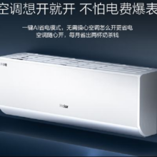 7日20点：海尔（Haier）净省电 大1匹 一级能 效壁挂式卧室空调KFR-26GW/E1-1