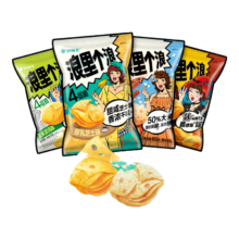 好丽友 浪里个浪薯片 玉米浓汤味65g 任选5件