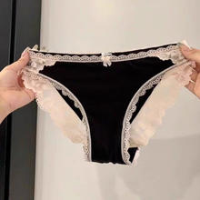 PEANOJEAN 大码内裤女士薄款蕾丝纯欲 E369