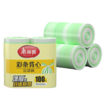 微信小程序：美丽雅 彩条背心垃圾袋 45*55cm*200只