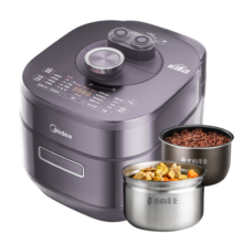 美的（Midea）【国家补贴】电压力锅IH速嫩感2.0电高压锅家用5升电饭煲0涂层顶置触控自动排气双钢胆MY-S5972K