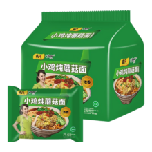 质凡 小鸡炖蘑菇方便面 5袋 泡面