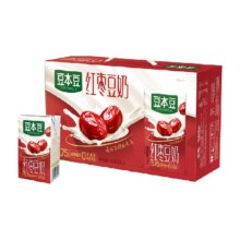 88vip、需福袋、豆本豆250ml*24盒唯甄红枣豆奶