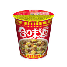 合味道五香牛肉方便面77g*1杯*12件