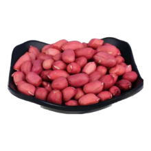 PLUS会员：红皮花生 花生仁带壳 500g