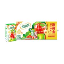 88VIP：伊利 优酸乳苹果味果粒酸奶饮品250g*16盒25.4元