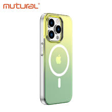 mutural 苹果15系列炫彩磁吸充电手机壳