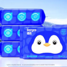 德佑 湿厕纸 卫生湿纸巾 企鹅款20抽*6包