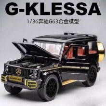 中精质造 汽车模型 1/36奔驰大G黑金纪念版 四开门