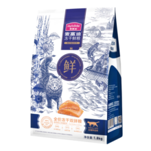 麦富迪 猫粮 全价冻干双拼鲜粮成幼猫通用全期猫粮（添加生骨肉冻干） 三文鱼鸡肉 1.8kg