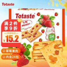 Totaste 土斯 草莓果肉夹层饼干360g*6袋