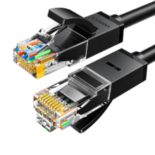 绿联 六类网线 千兆高速5g宽带网络线 6类家用电脑笔记本路由器监控线 CAT6成品跳线兼容2.5g黑2米20160