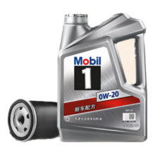 京东百亿补贴:美孚（Mobil）京东养车 银美孚1号保养单次卡0W-20 SP级 4L  30天可用