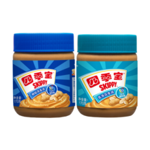 四季宝（SKIPPY）花生酱  早餐面包酱 拌面酱 调味酱 （柔滑170g+颗粒170g）