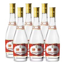 PLUS会员：汾酒 黄盖玻汾 清香型白酒 53度 475mL*6瓶