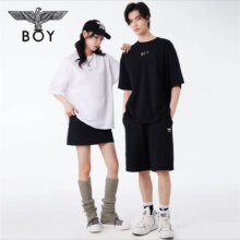 BOY LONDON【荷鲁斯之眼】短袖三鹰翅膀印花潮酷T恤