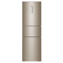PLUS会员：Haier 海尔223 风冷无霜三门多门节能小冰箱 小户型家用宿舍出租房 一级能效 BCD-223WDPT 海尔冰箱 223L