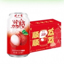 88vip ：健力宝 礼盒低糖荔枝味饮料330ml×20罐暴爽气泡