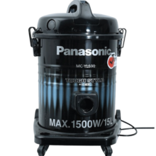 松下（Panasonic）吸尘器 桶式吸尘器 家用有线手持大功率商用清洁机除尘器 多重过滤 强劲吸力 【15L】MC-YL690