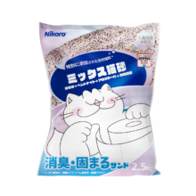 妮可露Nikoro钠基矿石+豆腐猫砂混合猫砂拒绝粘底 2.5kg