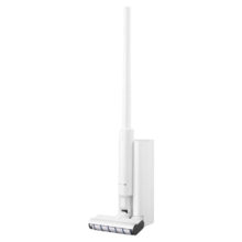 松下（Panasonic）无线吸尘器 一站式清洁  家用无绳吸尘器 除菌除螨 赠尘袋 免清理免倒垃圾 MC-KC1W