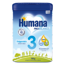 瑚玛娜（Humana）HMO 有机婴幼儿配方奶粉 3段 750g （10个月以上）德国爱他美平替