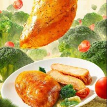 京东百亿补贴：三只松鼠 鸡胸肉 50g*4+黑椒味50g*3