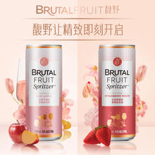 拍6件 百威果酿微醺起泡酒310ml*6罐