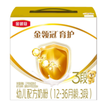 伊利金领冠育护3段1200g 新国标奶粉 1-3岁幼儿配方 三联装（400g*3） 3段 1200g 4盒 【咨询客服更优惠】