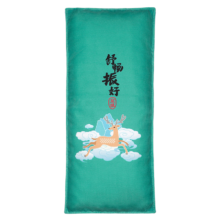 茗振(MZ) 海盐热敷包 电热盐包粗盐热敷包 电加热热敷盐袋 民族风灰色