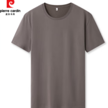 pierre cardin 皮尔·卡丹 男士230g重磅纯色T恤 BL-T05