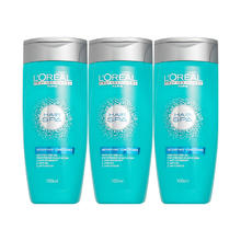 L'OREAL PARIS 欧莱雅PRO沙龙专属丝泉净化洗发水 100ml*3支装 控油无硅油
