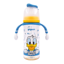 需plus会员：贝亲（Pigeon）迪士尼 PPSU 双把手 L号奶嘴 唐老鸭 330ml 6月+