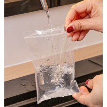 屋田  食品单筋密封袋自封袋加厚密实袋   200只10*15cm