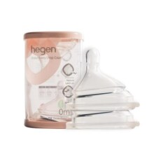 hegen奶嘴新生婴儿宽口径奶瓶奶嘴畅吸实感新生儿硅胶宝宝奶嘴