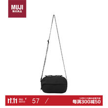 MUJI 無印良品 无印良品（MUJI）不易沾水 斜挎包 孩童 黑色 小包