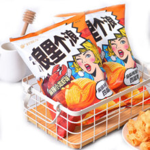 好丽友（ORION）浪里个浪薯片零食宿舍办公室休闲零食土豆片膨化小吃 麻辣小龙虾味65g