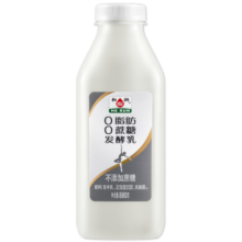 和润O脂肪O蔗糖酸奶880g*1瓶脱脂无蔗糖低温酸牛奶风味发酵乳酸奶碗
