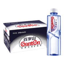 景田 百岁山 天然矿泉水 348ml*24瓶整箱装