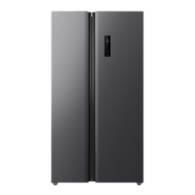 38节、限地区：TCL 521升 对开门养鲜冰箱 超薄嵌入式 一体式双变频风冷无霜