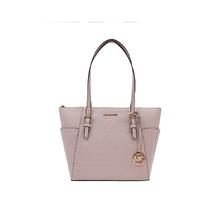 迈克·科尔斯 MICHAEL KORS 香港直发MK奥莱大号女士PVC配皮单肩手提tote包35T0GCFT3B BROWN