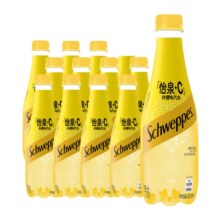Coca-Cola 可口可乐 怡泉+C柠檬味汽水 400ml*12瓶