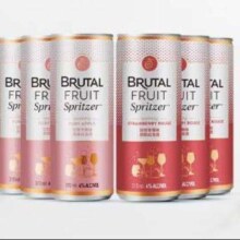 百威 馥野 罐装果酒 310ml*6件 赠野牛纸质杯垫