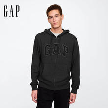Gap 男女装2025春季字母logo拉链连帽卫衣多色外套868454美版 （6色可选）