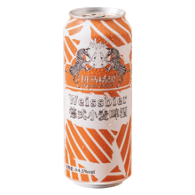 斑马精酿德式小麦精酿啤酒 白啤国产精酿  500ml*12听 整箱装啤酒