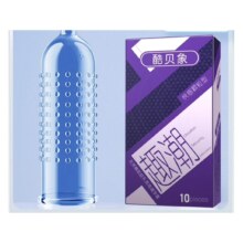 酷贝象  趣潮超薄避孕套 趣潮颗粒10只