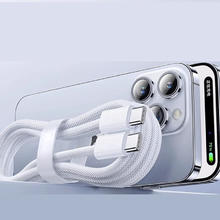 季烁 PD60W 双typec快充数据线适用于TYPE-C手机充电线 双Type-c灰色 2m