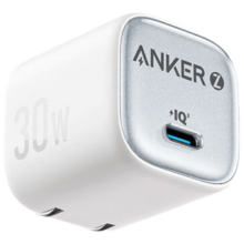 限地区、plus:ANKER安克冰点快充 苹果16充电器PD30W氮化镓20W适用iPhone16promax15/14Apple华为手机type-c插头白