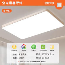 蓝魅 Lamme 客厅灯 led吸顶灯 120W三色调光 现代简约